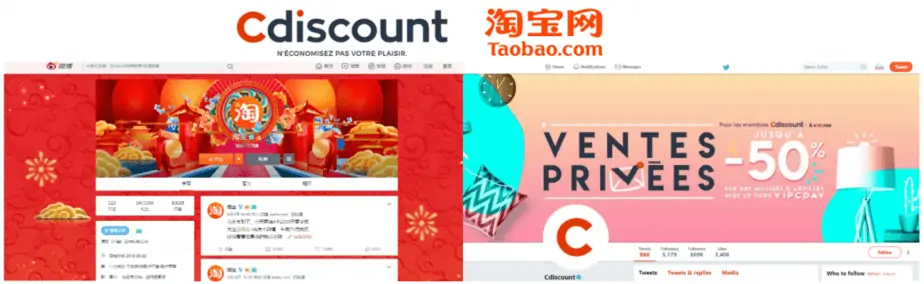 Taobao Cdiscount stratégie communication